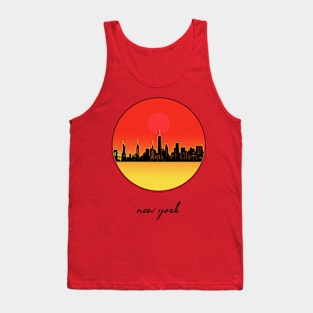 new york skyline Tank Top